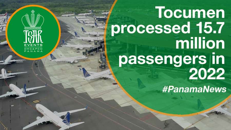 Tocumen processed 15.7 million passengers in 2022